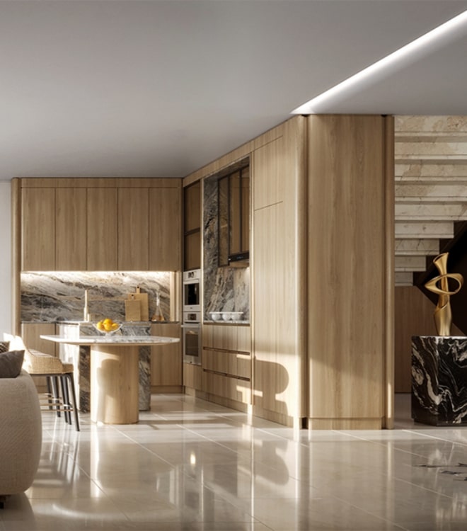 Townhouse living and dining area at Radisson Residences Al Reem Island Abu Dhabi designed for everyday living